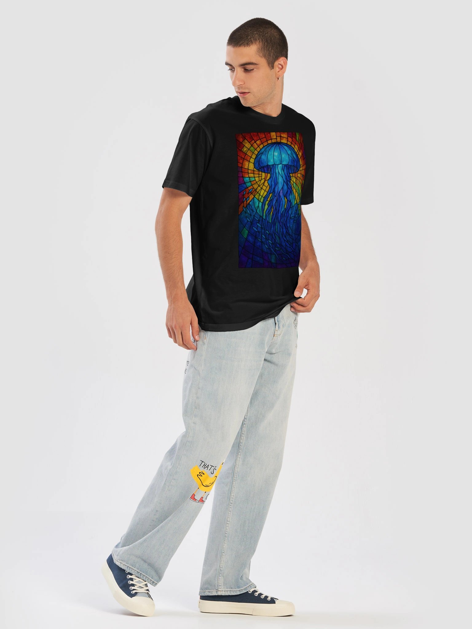 Stained glass jelly fish product image (24)