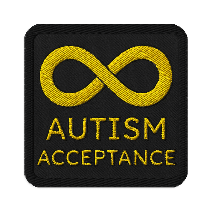 Golden Infinity Autism Acceptance Patch product image (1)