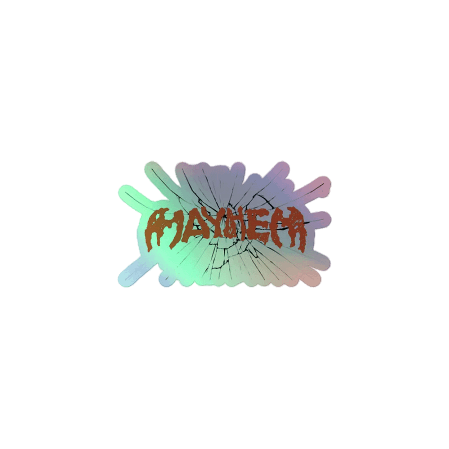 Mayhem Holo Fan Sticker product image (1)