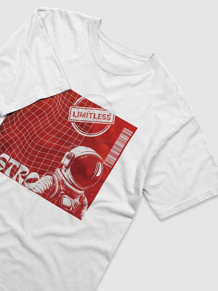 Red Astronaut Graphic T-shirt product image (46)