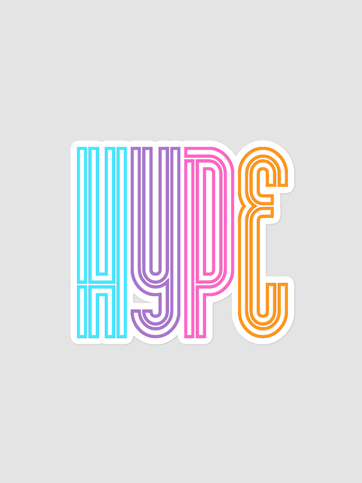 HYPE Bubble-Free Sticker product image (2)