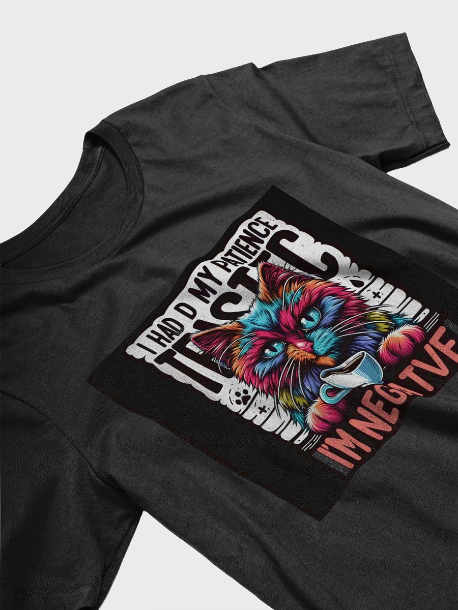 Negative Patience Cat Coffee T-Shirt product image (3)