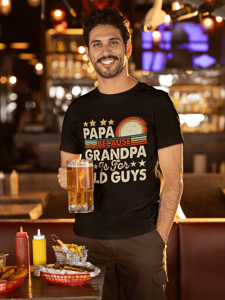 Playful Papa Rainbow Tee product image (1)