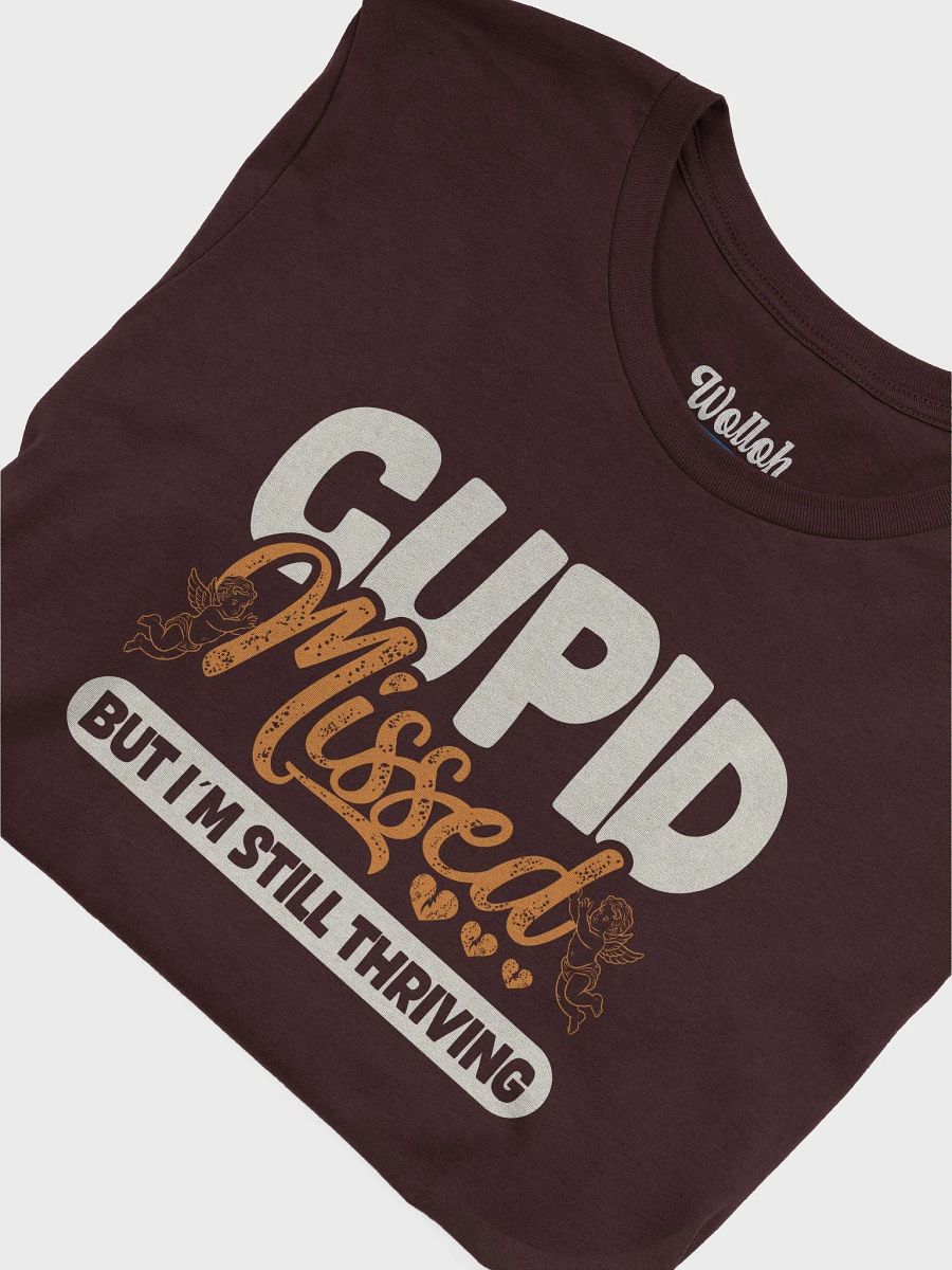 Cupid Missed - Funny Anti-Valentine's Day T-shirt for singles product image (6)