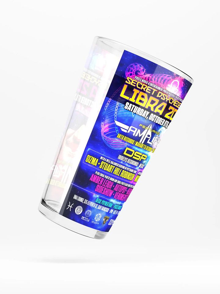 Libra 2021 Shaker Pint Glass product image (2)