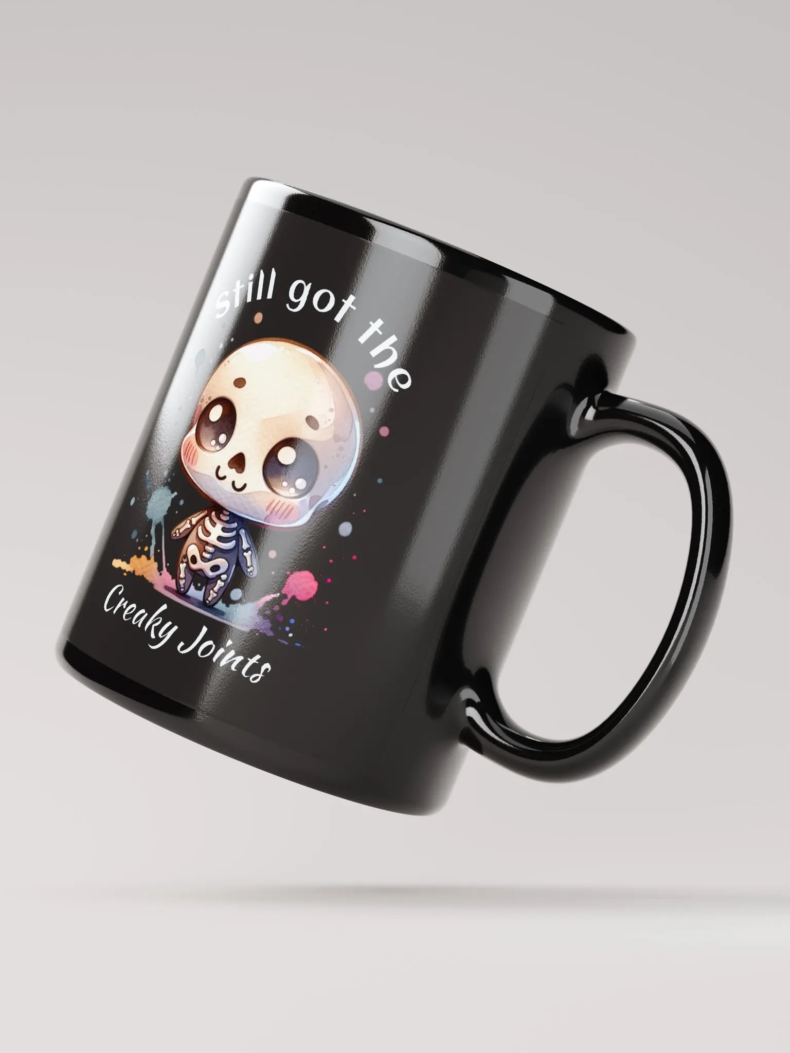 Still got the creaky joints: black 11 oz mug product image (2)
