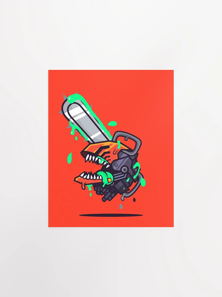 Trippy Chainsaw Poster Print product image (3)