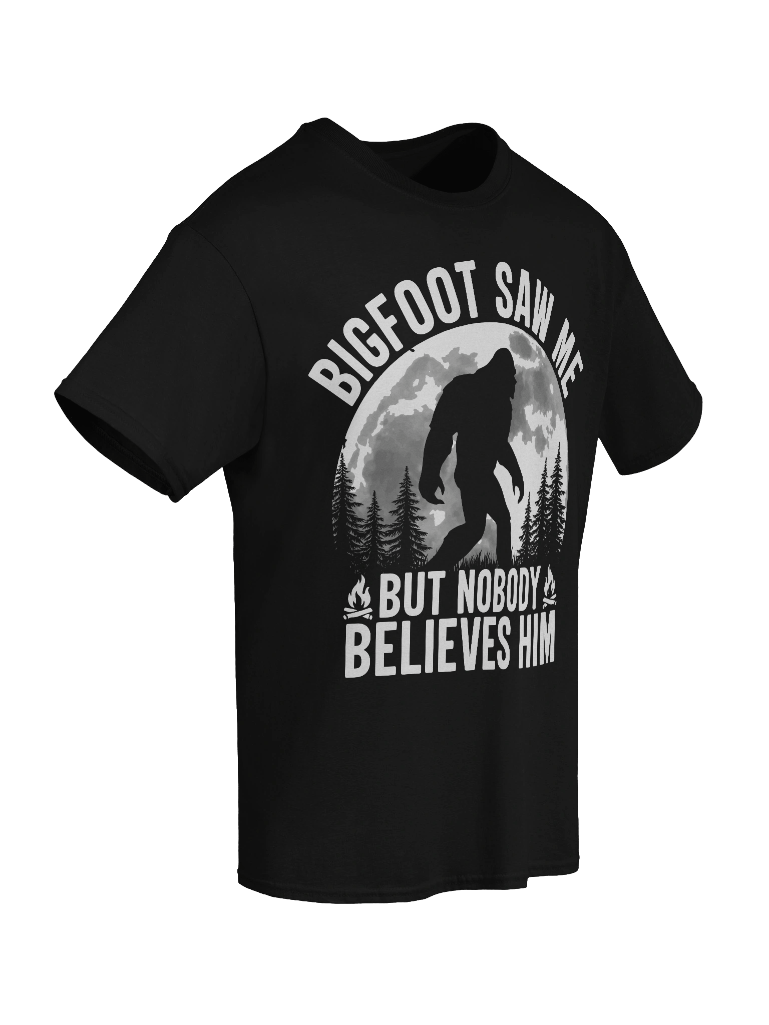 Bigfoot Saw Me But Nobody Believes Him T-Shirt product image (2)