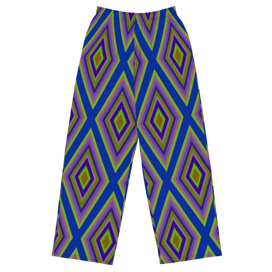 Colorful Diamonds Variation 5 Wideleg Pants product image (2)