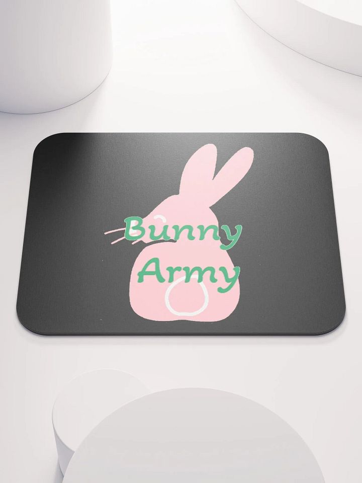 Bunny Army mouse pad product image (1)