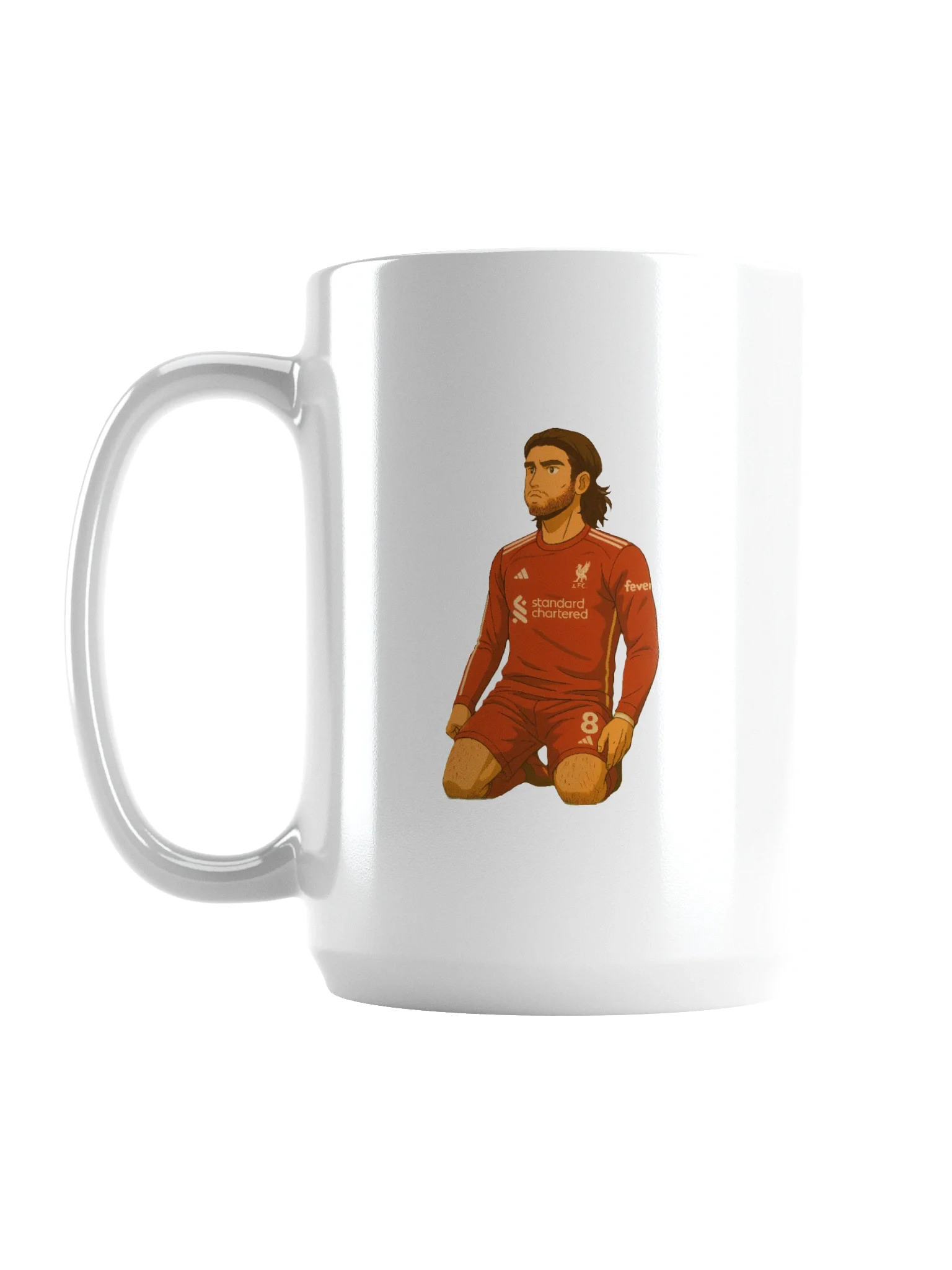 Glossy Mug - Dominik Szoboszlai Goal Celebration - Liverpool (Various Colours) product image (1)