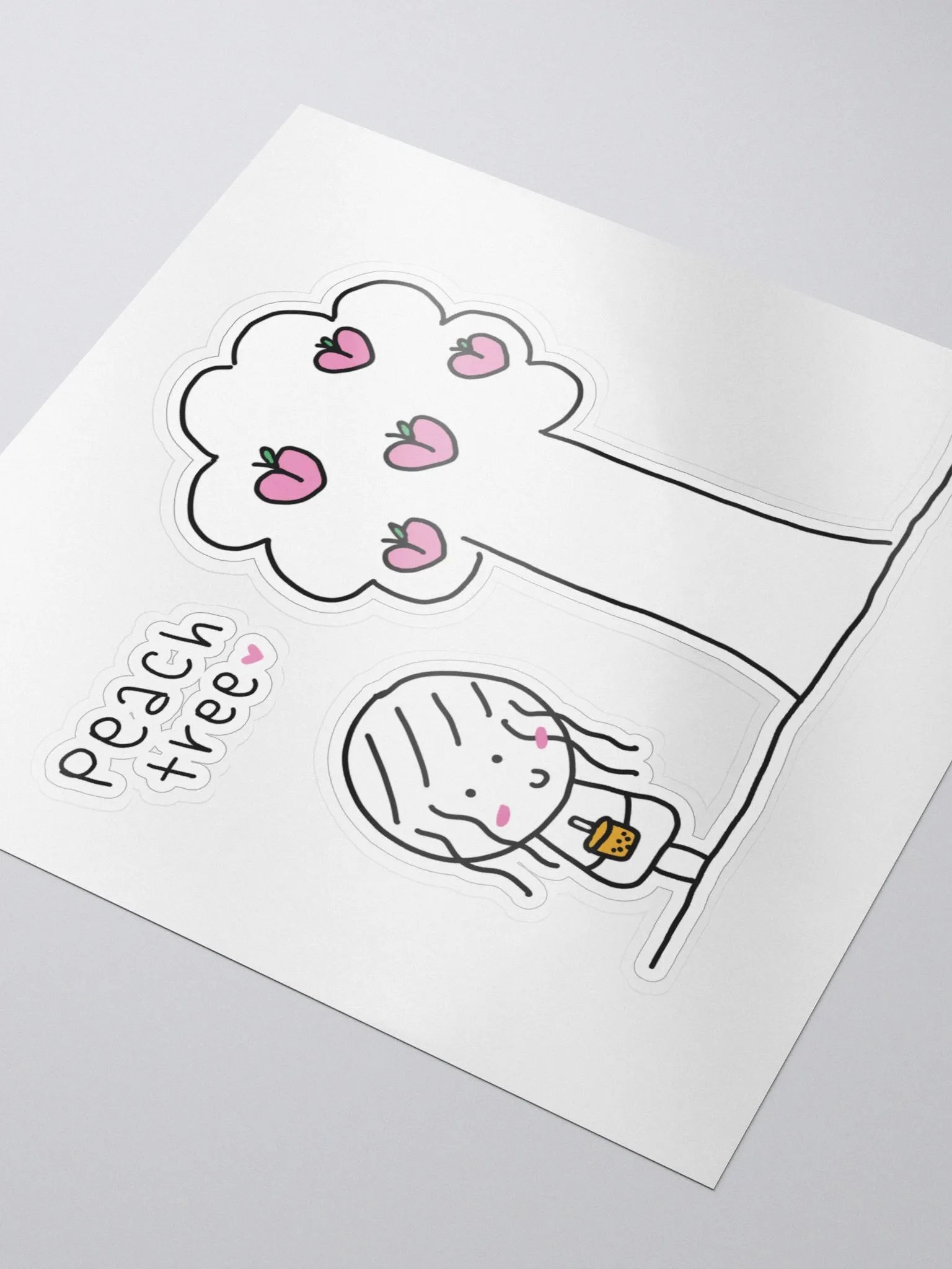 Peach Tree Sticker product image (3)