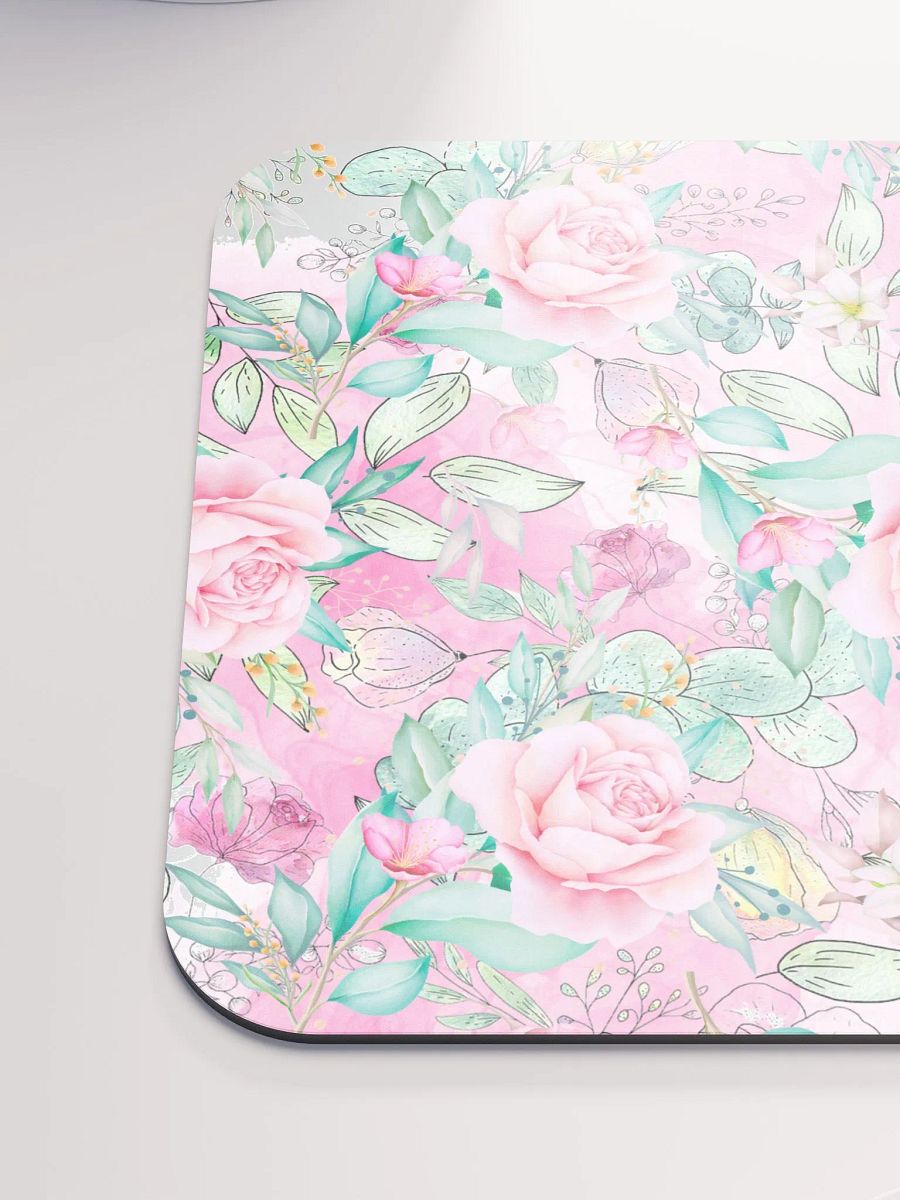 Rosy Botanical Bliss Mouse Pad gift for moms and friends product image (6)