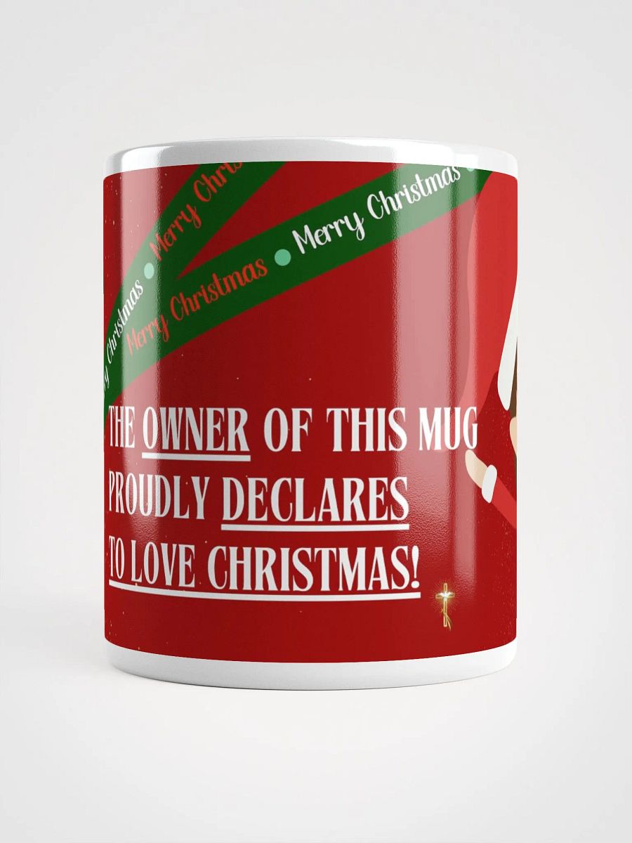 "Christmas Cheer Mug – Proud to Love Christmas!" product image (5)