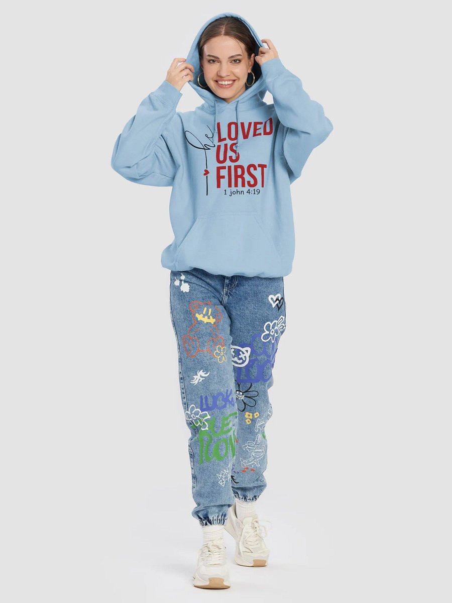 Loved Us First Classic Hoodie product image (4)