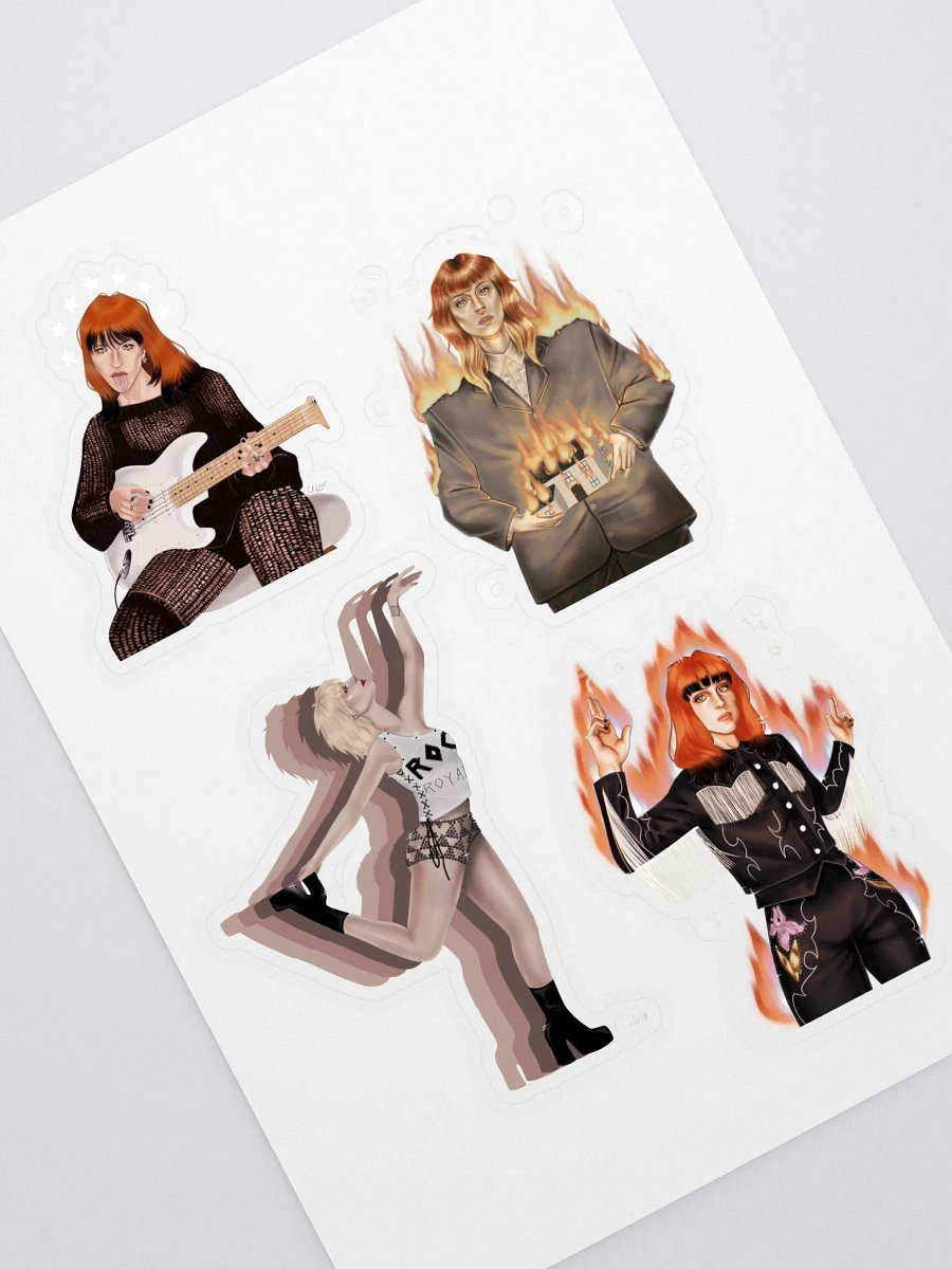 yelyah sticker sheet! product image (1)