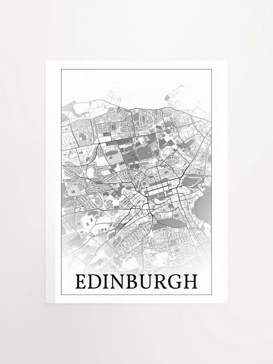 Edinburgh, Scotland, city map print product image (1)