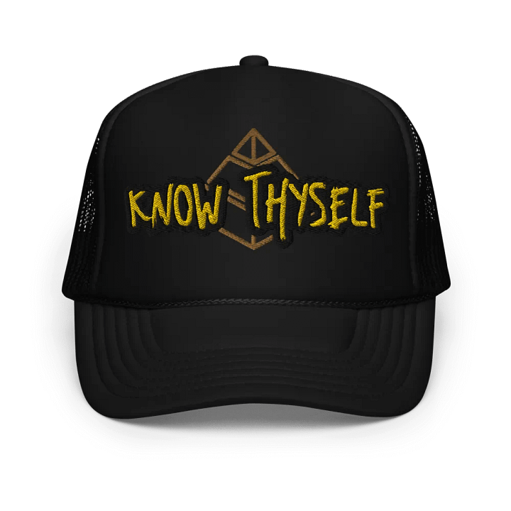 Know Thyself Foam Trucker Hat product image (1)