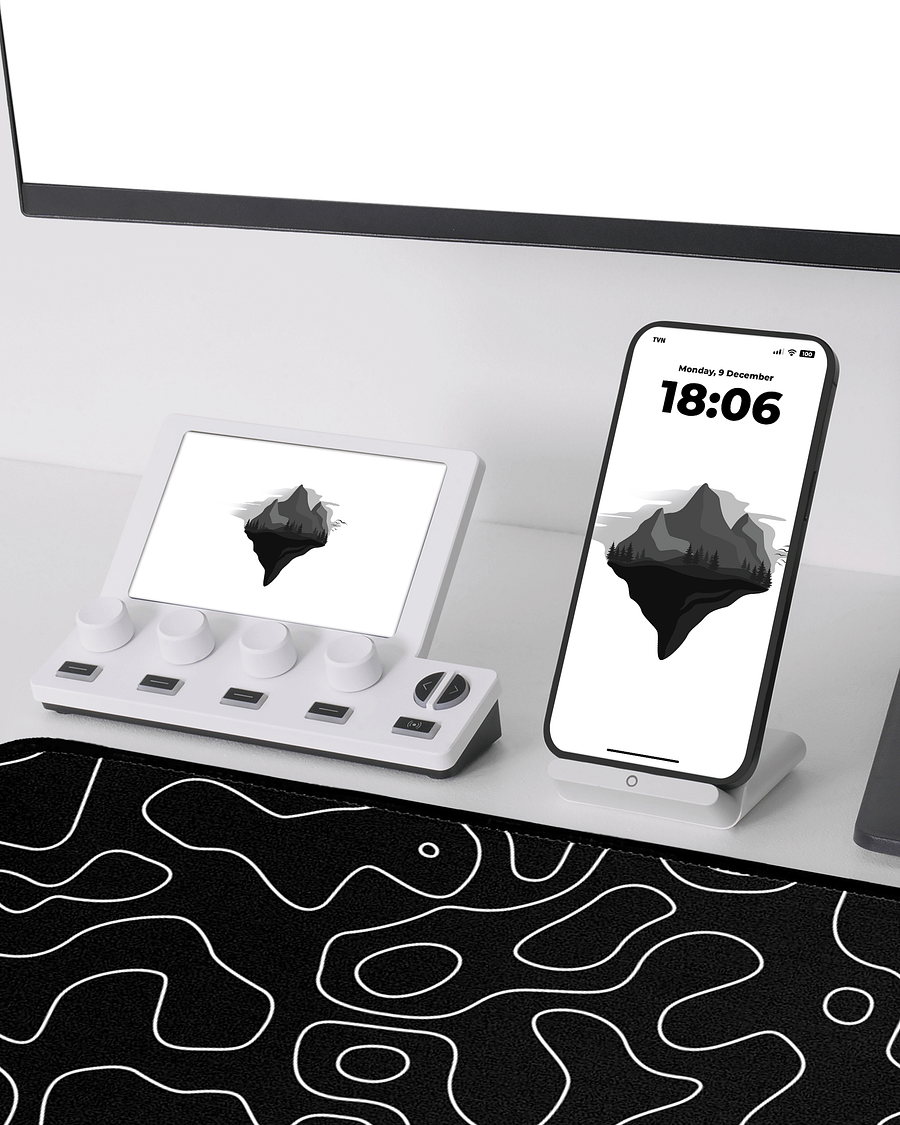 DARK TOPO MOUSEPAD WITH WALLPAPERS product image (4)