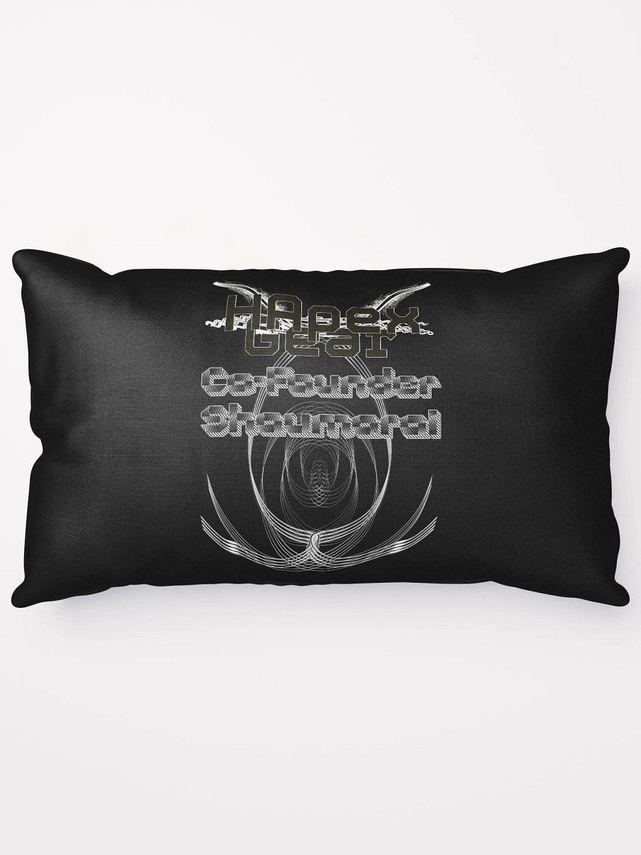 Basic Pillow - Black - Co Founder Shaumarai - Black HApex Gear Black Logo product image (5)