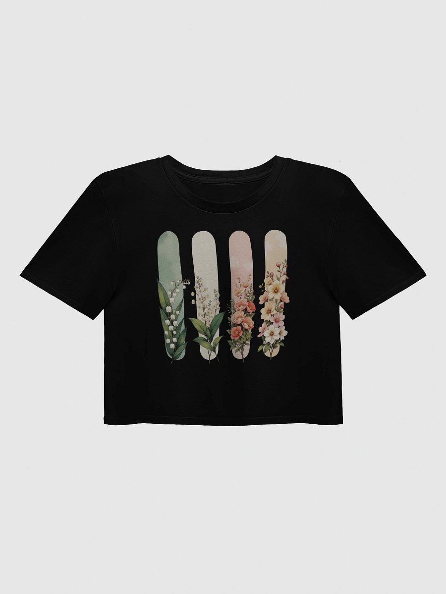 May Vintage Birth Flowers Crop Top product image (3)