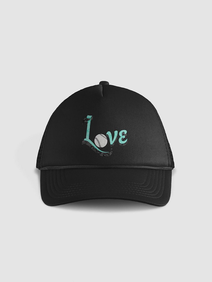 Love Baseball Foam Trucker Hat product image (1)