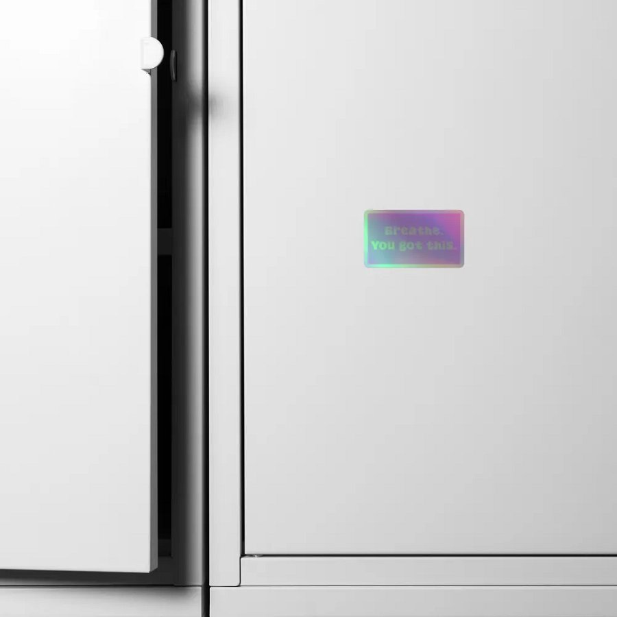 Breathe - Holographic Sticker product image (6)