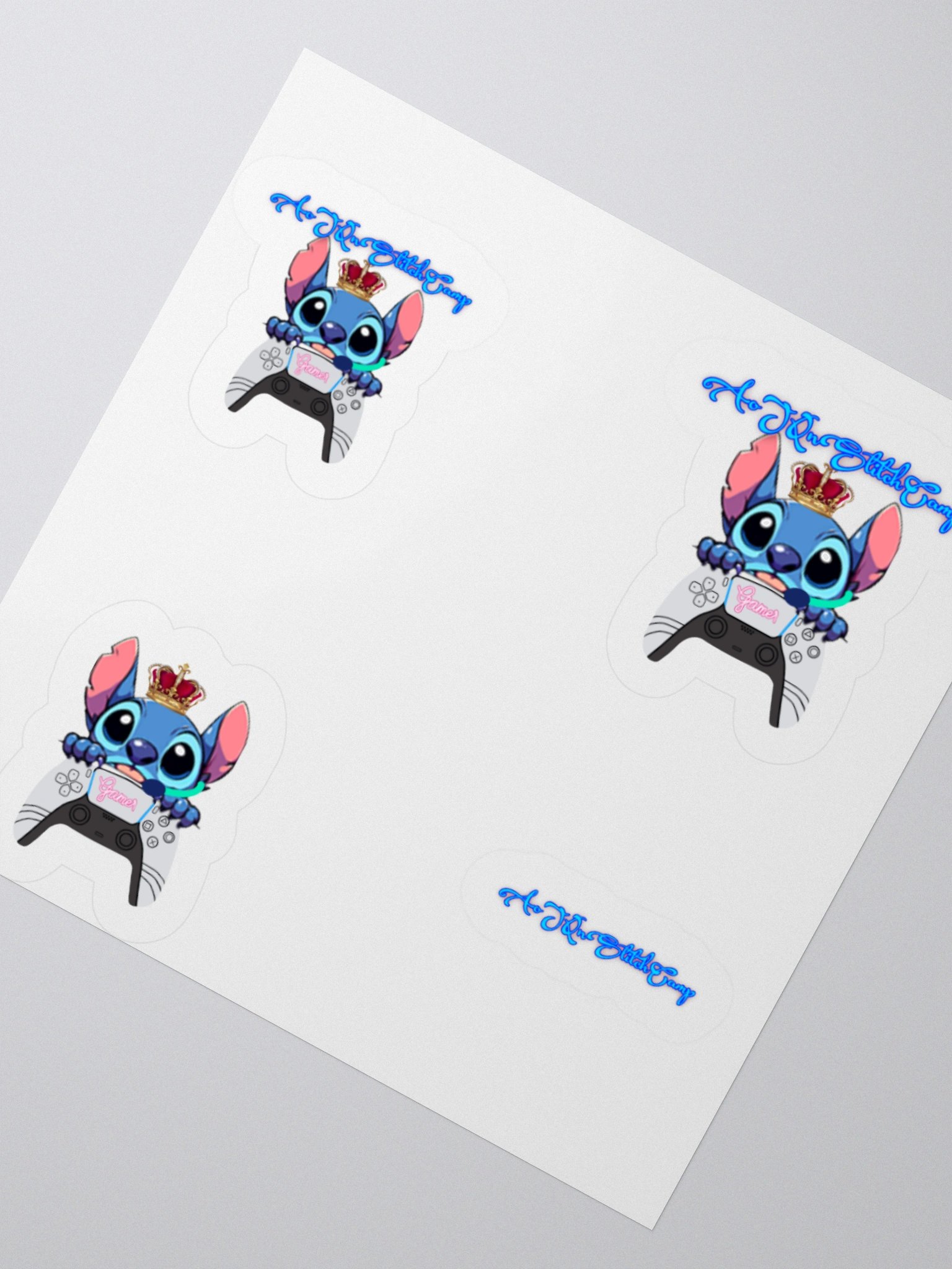 Royal Gamer Stitch Stickers product image (6)
