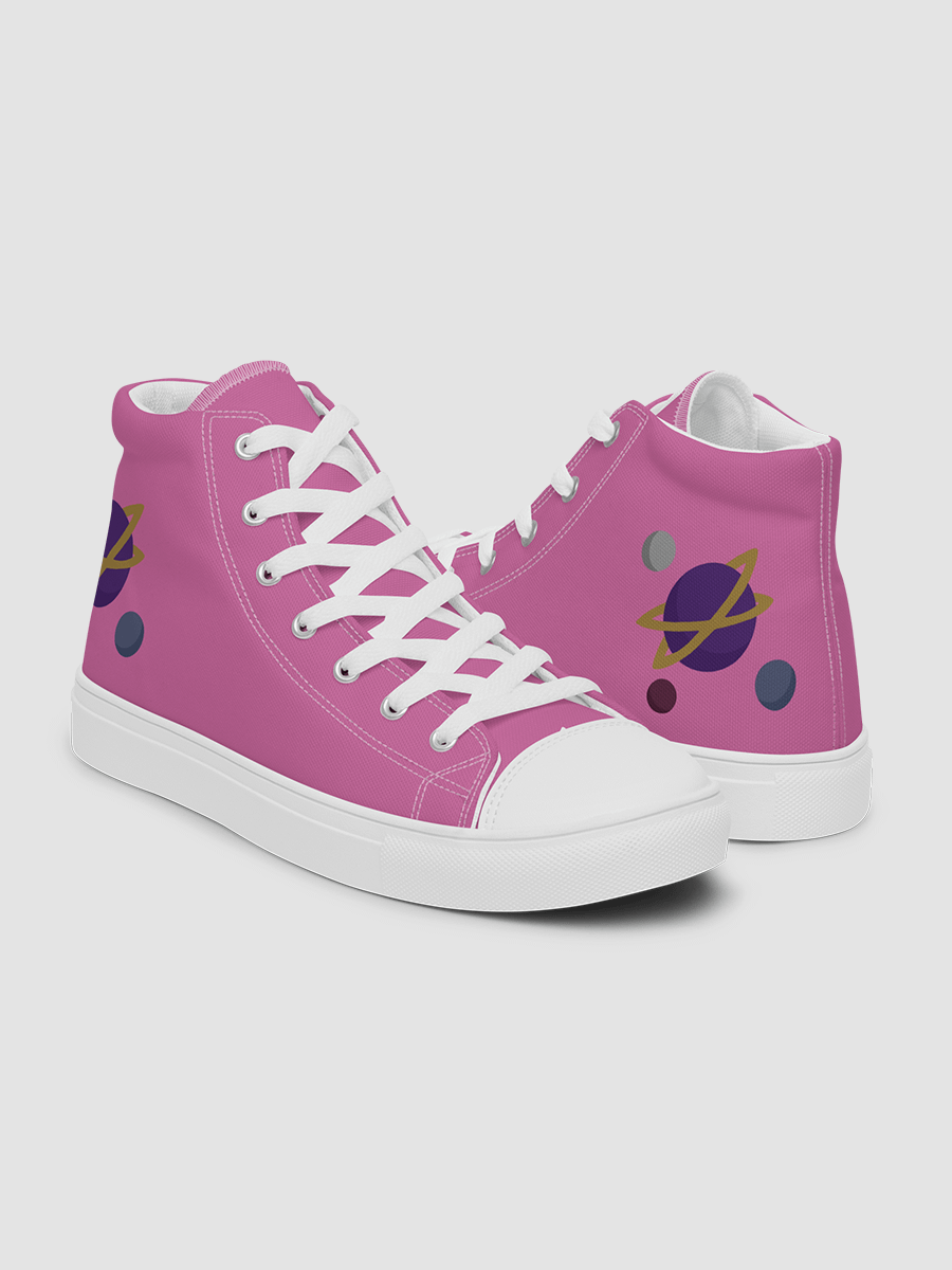 Women’s high top canvas shoes - Pink product image (6)