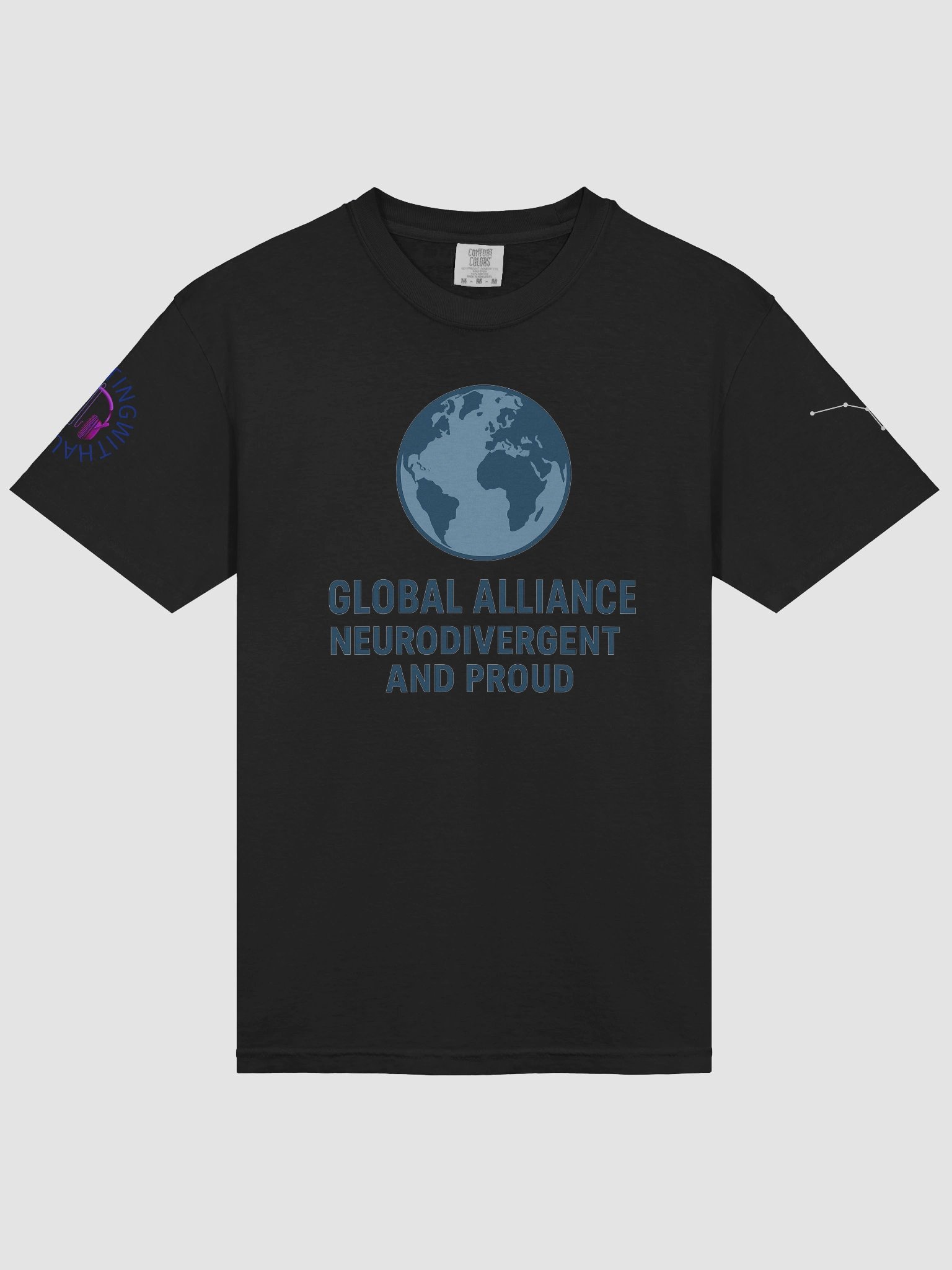 🌍 Global Alliance Tee — Neurodivergent and Proud product image (11)