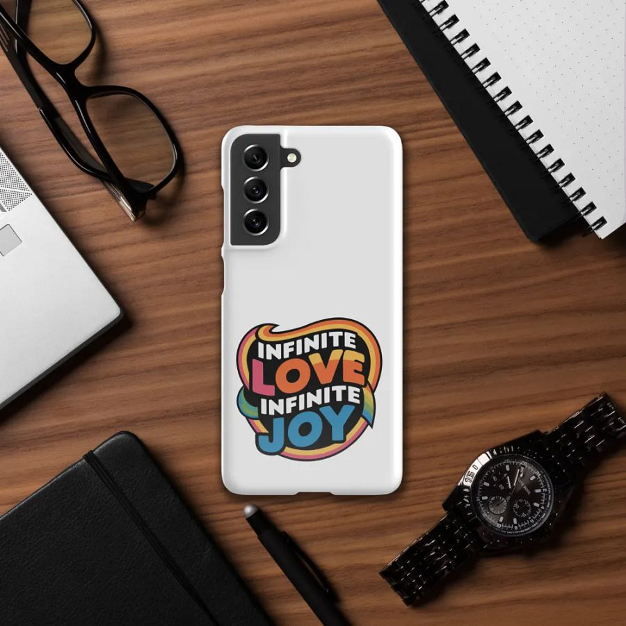 Infinite Love Infinite Joy Snap Case for Samsung (White) product image (12)