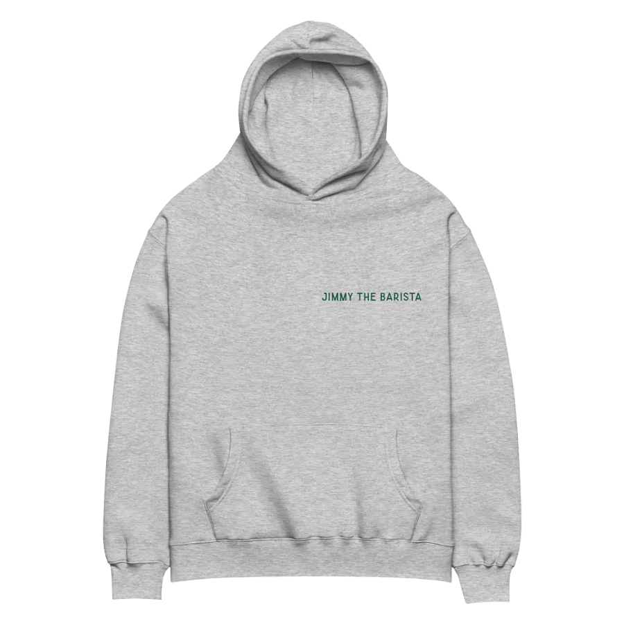 OKLOVEUBYE HOODIE (GREY + GREEN) product image (3)