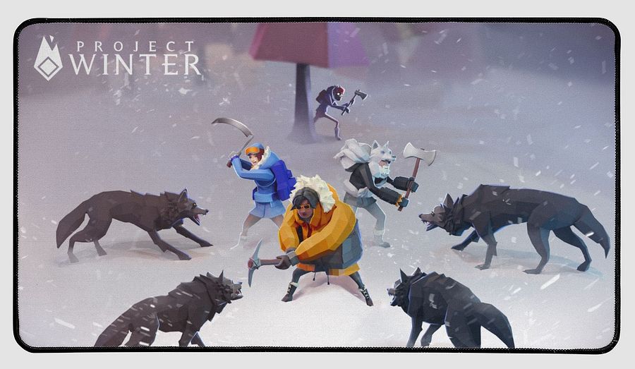 Wolf Scene Desk Mat product image (2)