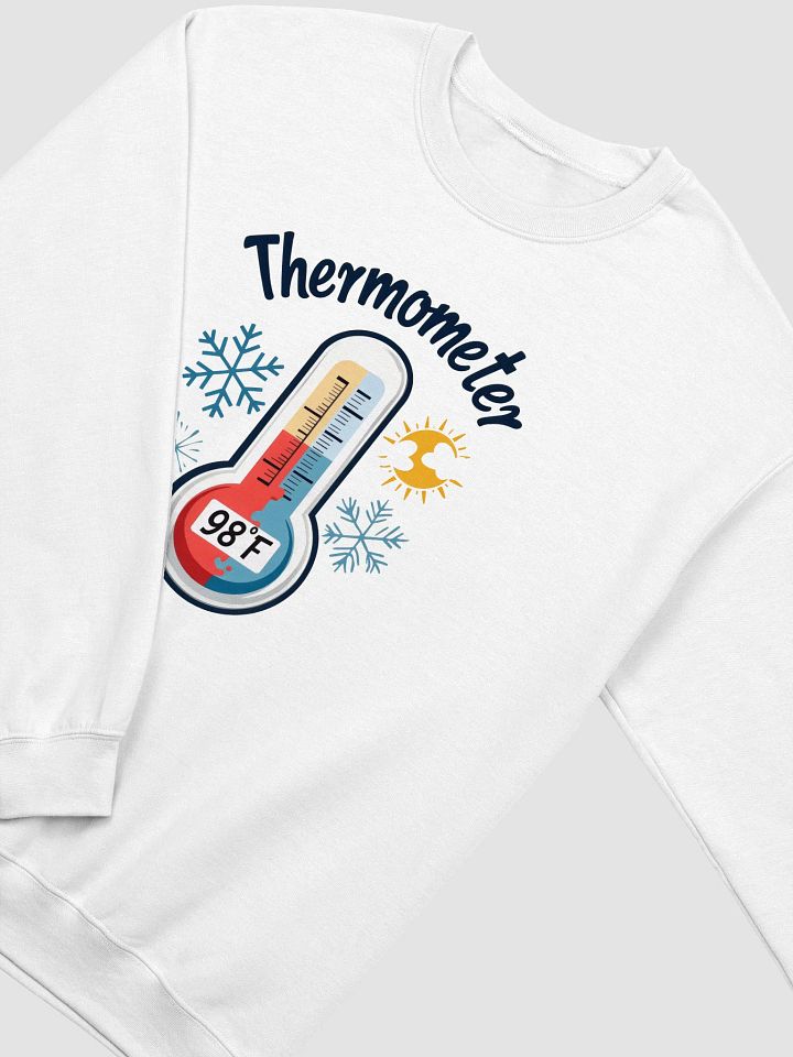 Weather Graphic Thermometer Crewneck Sweatshirt product image (10)