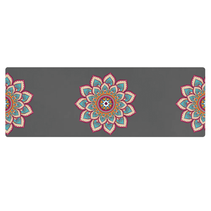 Radiant Triple Mandala Yoga Mat product image (1)