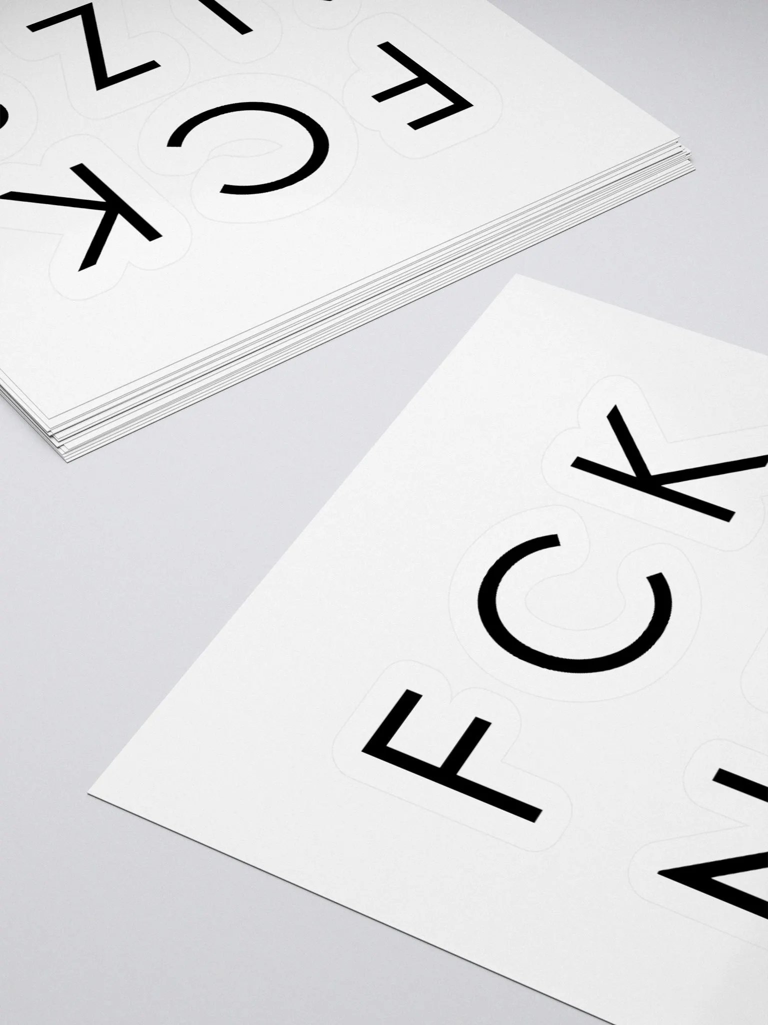 FCK NZS Kiss Cut Stickers product image (10)