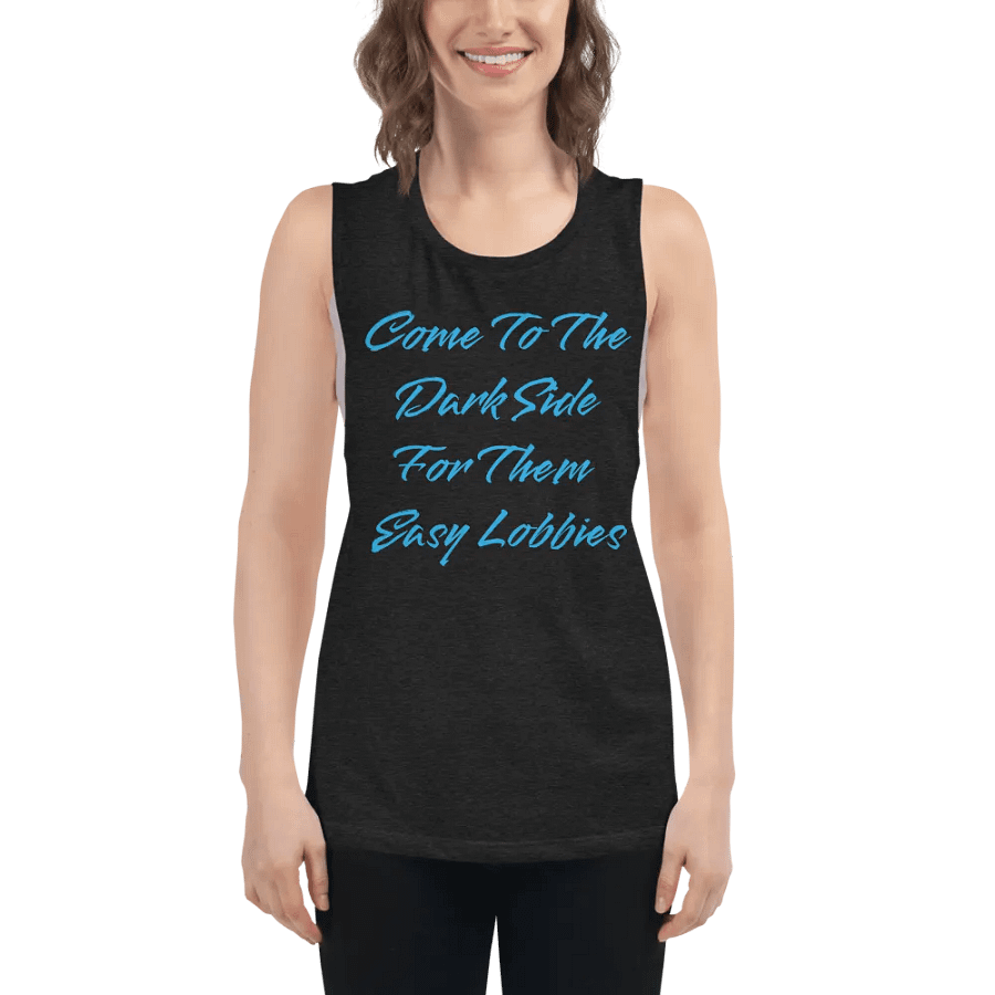 Glitchy Message Flowy Muscle Tank product image (5)