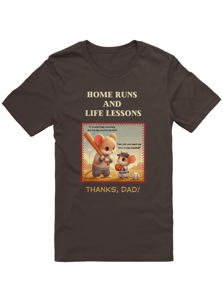 Home Run Lessons from Dad Mice T-Shirt product image (1)