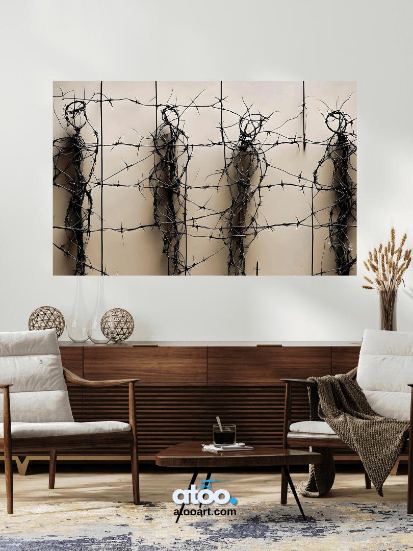 Be Free to Yourself | Don't Follow the Chain | Canvas Painting product image (2)