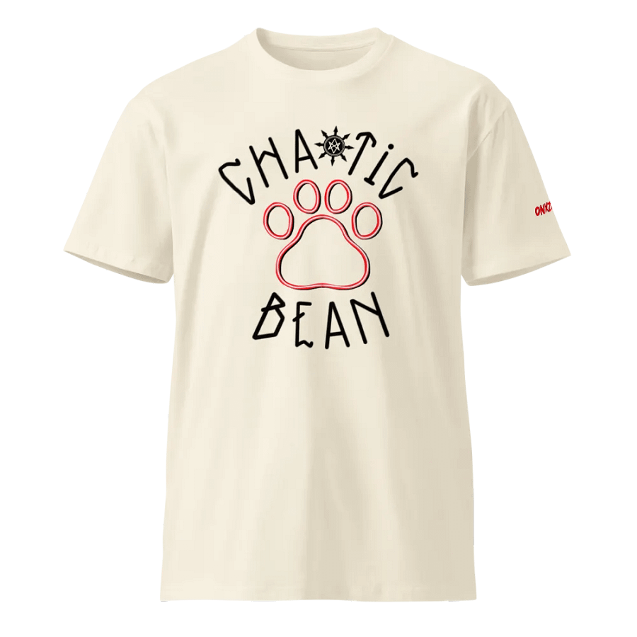 Chaotic Bean Collection - Shirt (Black Text) product image (1)