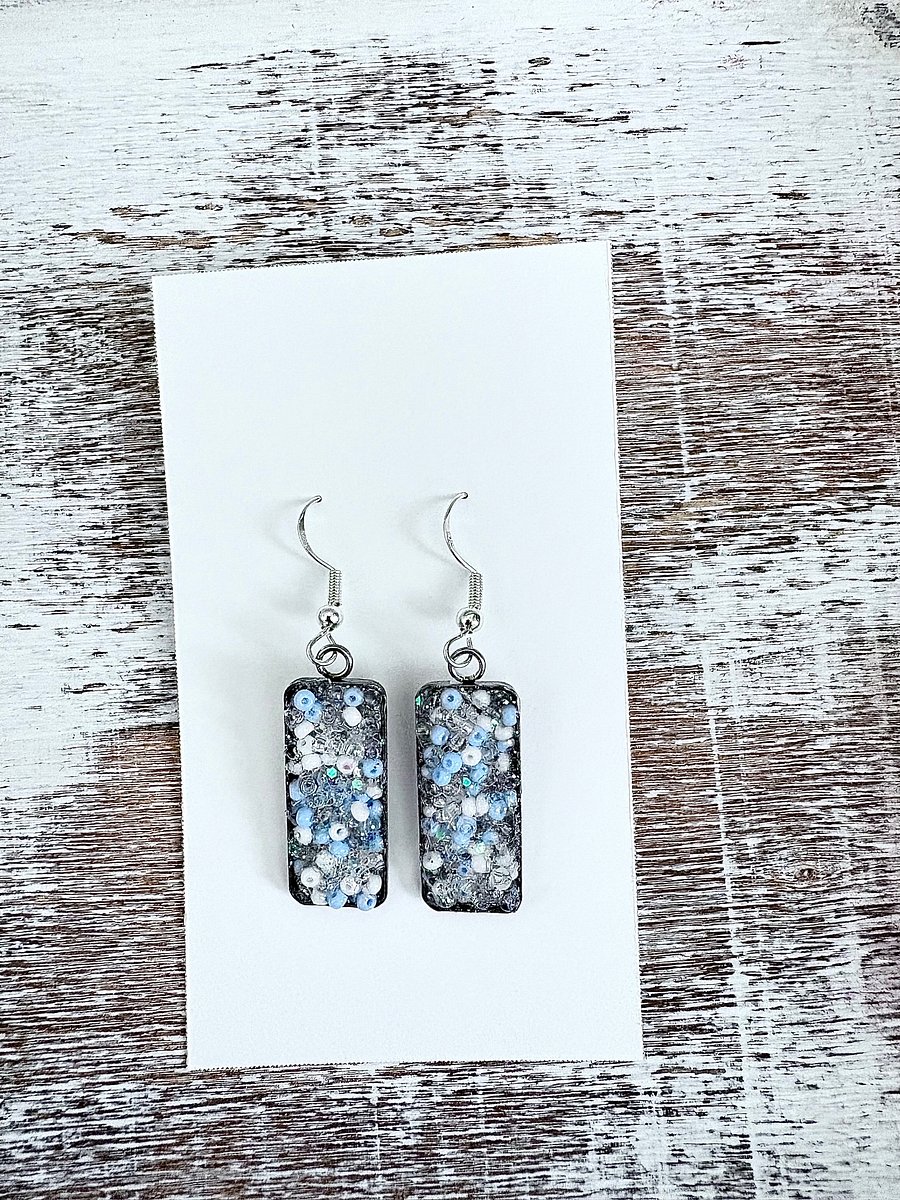 Handmade Rectangle Dangle Pair | Monique Faella Designs™ | MFD-00077 product image (2)
