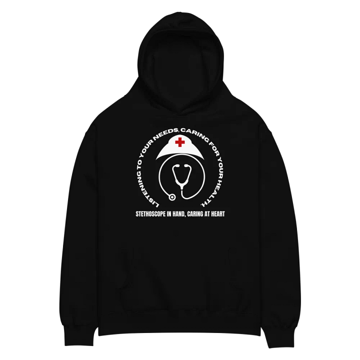 Heartfelt Care Nurse Hoodie product image (2)