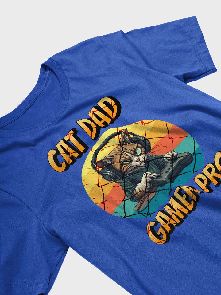 Cat Dad Gamer Pro Iconic Comfort T-Shirt product image (29)
