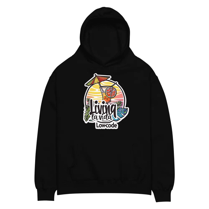 Living La Vida Low-code Premium Oversized Hoodie product image (2)