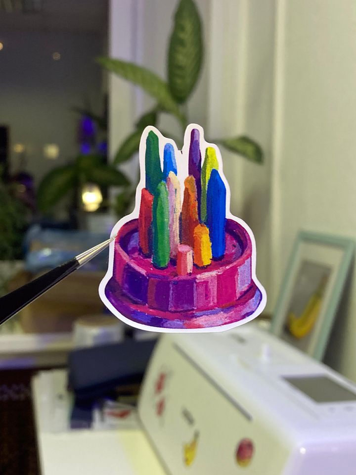 Crayons sticker product image (1)