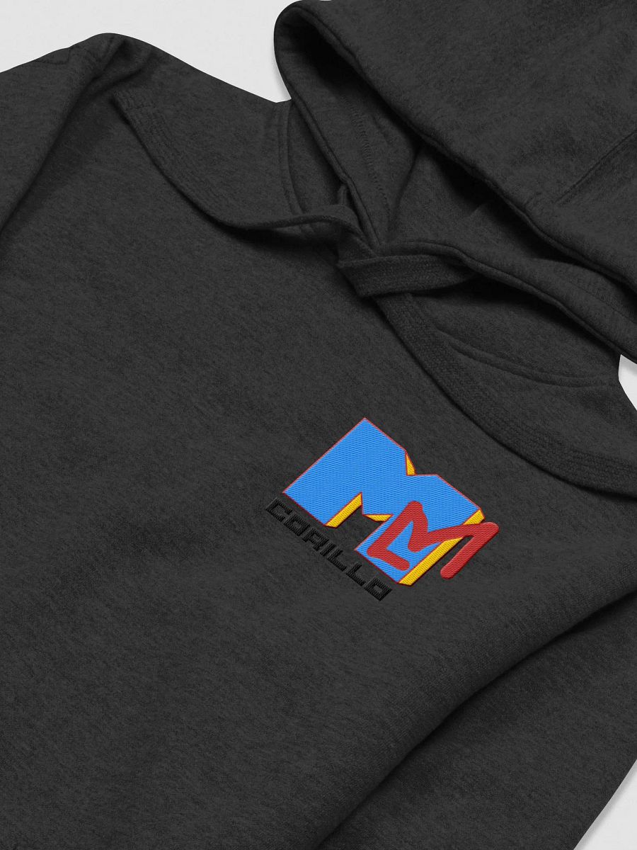 Retro Music Embroided Hoodie - Blue product image (3)