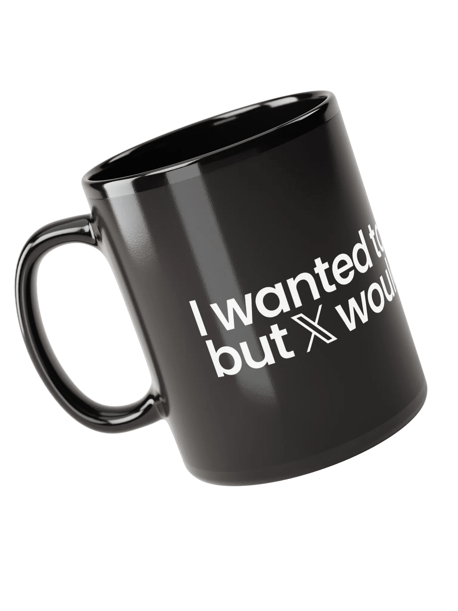 Blocked On X Mug - Black product image (4)