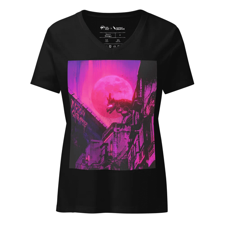 Neon Gargoyle women's v-neck tee product image (1)