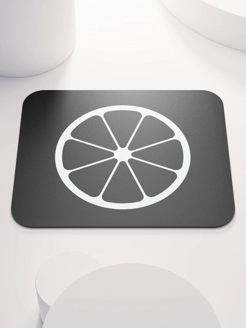MIKAN Mouse Pad (White × Black)