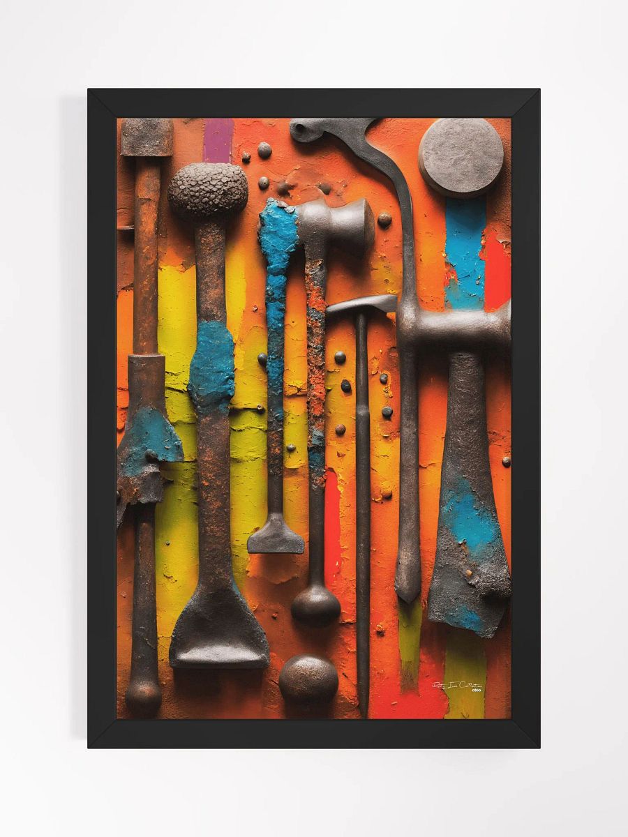 Industrial Rusted Metal Art | Unique Industrial Wall Decor product image (2)
